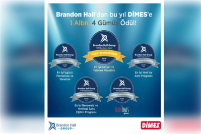 DİMES İnsan Kaynakları Uygulamalarına 5 kategoride 5 Brandon Hall Mükemmellik Ödülü