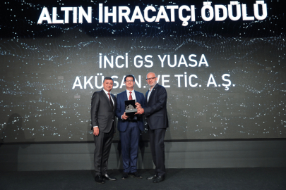 İnci GS Yuasa, Bu Yıl da “Altın İhracat Ödülü”nü Kazandı