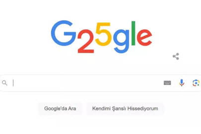 Google 25. doğum gününü kutluyor